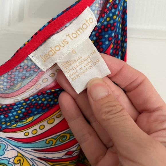 Jealous Tomato Handkerchief Style Dress, size small - Picture 4 of 7